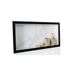 Nicho de Porcelanato Banheiro Estante Porta Shampoo 60x30x7 - Carrara Borda Preto - 3