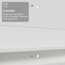 Ver imagem 6 de Rack com Painel para Tv até 60 Polegadas 180 Cm Branco/rustic Metz Madesa
