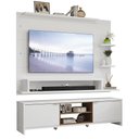Ver imagem 2 de Rack com Painel para Tv até 60 Polegadas 180 Cm Branco/rustic Metz Madesa