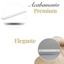Ver imagem 2 de Puxador Drop 30cm Alumínio Sobrepor para Móveis e Gavetas Branco