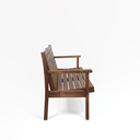 Ver imagem 4 de Namoradeira Garden 2 Lugares - Madeira Maciça - Acabamento Jatobá