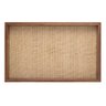Bandeja de Madeira com Sisal e Bambu Natural 45x30x4cm - 4