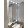 Espelho Led Jateado Iluminado 60x80 com Touch - 1