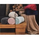 Ver imagem 2 de Cobertor Microfibra Flannel Cashemere Soft - Bege - Solteiro