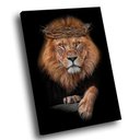 Ver imagem 1 de Quadro Realeza do Leão com Coroa -- Br Artes