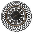 Ver imagem 6 de Relógio de Parede Vazado Preto para Sala de Estar Escritórios 49,5cm
