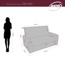 Ver imagem 5 de Sofá Cama 2 Lugares Compacto com Baú 145 Larg Daiane Matrix