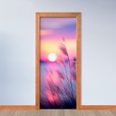 Ver imagem 2 de Adesivo de Porta - Pôr do Sol Lilás