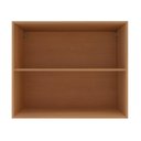 Ver imagem 4 de Armário Aéreo 2 Portas 80 cm Pérola Yescasa Branco/Freijó