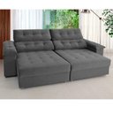Ver imagem 1 de Sofá 2 Lugares Retrátil Reclinável 230cm com Molas Astro Icea New