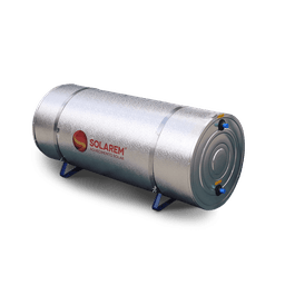 Boiler para Aquecedor Solar 200 Litros Baixa Pressão Inox 304 Desnível Solarem - 1