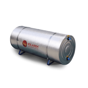 Boiler para Aquecedor Solar 200 Litros Baixa Pressão Inox 304 Desnível Solarem