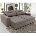 Ver imagem 1 de Sofá 2 Lugares Retrátil Reclinável 224cm com Molas Advance Icea New
