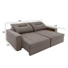 Sofá 2 Lugares Retrátil Reclinável 224cm com Molas Advance Icea New - 3