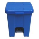 Ver imagem 5 de Kit com 8 Lixeira Plástica 30 Litros com Pedal Cor:azul