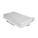Ver imagem 3 de Colchão 150x70cm para Mini Cama Impermeável Quarto Infantil Espuma D18
