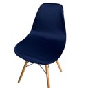 Ver imagem 3 de Kit 6 Capa de Cadeira Charles Eames Eiffel Pé Palito Malha Mista:25 Azul Marinho