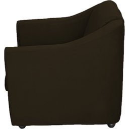 Kit 6 Poltronas Decorativas Para Sala De Espera Recepção Escritório Consultório Suede - 4