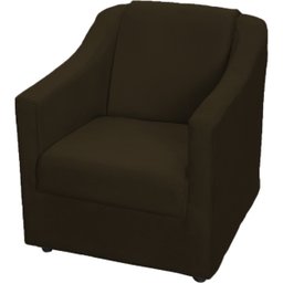 Kit 6 Poltronas Decorativas Para Sala De Espera Recepção Escritório Consultório Suede - 3