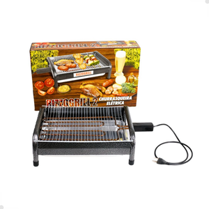 Churrasqueira Elétrica Rizzogrill Portátil 1600w Gourmet 110v
