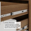 Ver imagem 7 de Quarto Modulado Queen de Canto com Guarda-roupas Maleiro e Cabeceira Paris Master Luciane Móveis