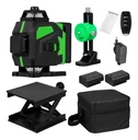 Ver imagem 1 de Nível Laser 12 Linhas Verde Recarregável com Controle e Bolsa