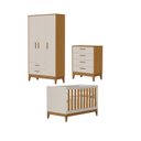 Ver imagem 1 de Jogo de Quarto para Bebe Completo 3 Portas Flip Areia com Savana