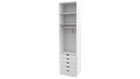 Ver imagem 4 de Armário Cabideiro Gaveteiro Misto Closet Loja