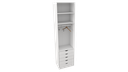 Ver imagem 3 de Armário Cabideiro Gaveteiro Misto Closet Loja