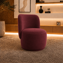 Ver imagem 1 de Poltrona Bia Decorativa Orgânica Suede para Sala Estofada