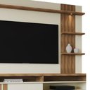 Ver imagem 6 de Estante Painel Home Mariana 55" com LED 180cm MDF-MDP Off White Mabe Magazine