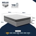 Ver imagem 2 de Cama Box Casal com Colchão de Molas Ensacadas Classic Maxx 138x188x59cm