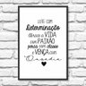 Quadro Decorativo De Frases 0007 - 30 X 20 Cm - 5