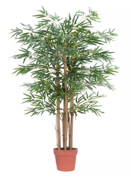 Planta Árvore Artificial Bambu Oriental Verde 1,2m - 1
