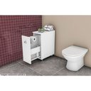 Ver imagem 2 de Bancada Multiuso P/ Área Serviço Balcão Bcm116 C/ 1 Gaveta Branco - Movelbento