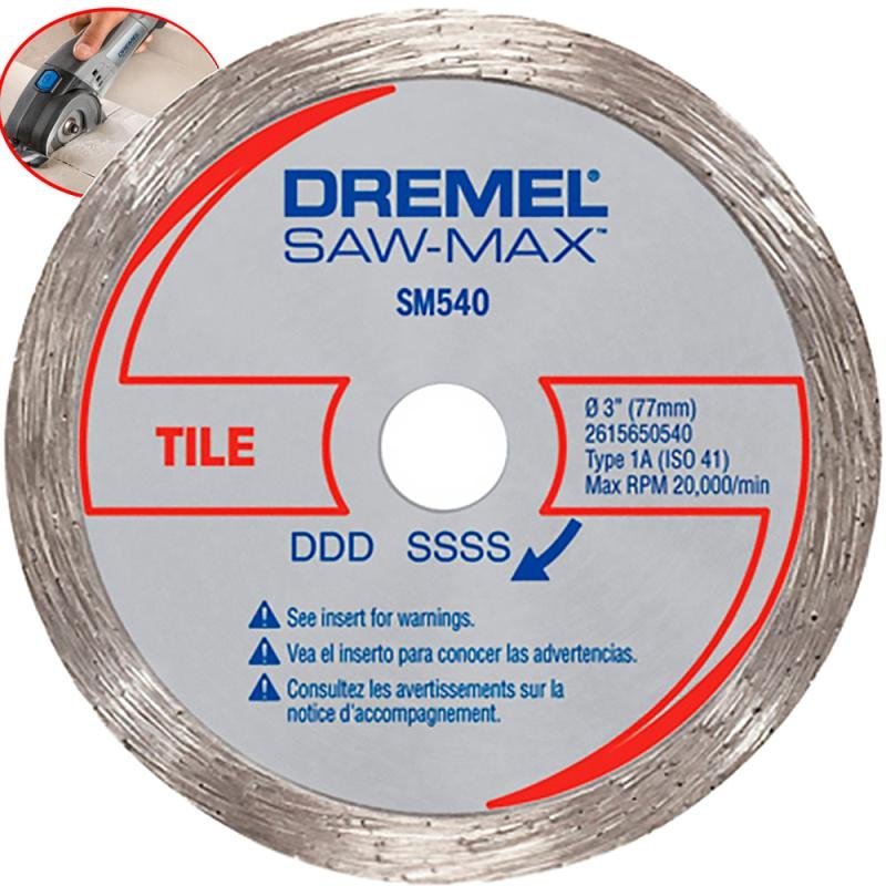 Disco de Corte Diamantado para Dremel SAW MAX DSM540 DREMEL
