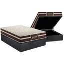 Ver imagem 1 de Cama Box Baú Casal: Colchão Anatômico Probel Guarda Costas Extra Firme + Base Crc Suede Gray (