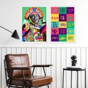 Ver imagem 1 de Kit 2 Quadros Decorativos Festa Junina - Arraiá 33x24cm:moldura Preta