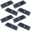 Ver imagem 1 de Kit 8 Chapinhas Chapa Reta Fixação Pés Palito Rosca 5/16 Zincada Gran Belo Produtos indicados para f