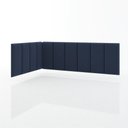 Ver imagem 5 de Cabeceira p/ Cama Box 90x1.90x55 - Riscadinha Infantil - Suede Azul