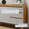 Buffet Piazza 3 Portas 3 Gavetas Mavaular Off White Naturalle - 6
