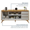 Ver imagem 5 de Buffet Piazza 3 Portas 3 Gavetas Mavaular Off White Naturalle