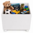 Ver imagem 2 de Baú Organizador Infantil com Rodizios Compacto Branco