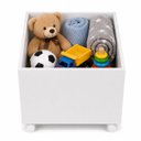 Ver imagem 3 de Baú Organizador Infantil com Rodizios Compacto Branco