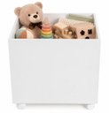 Ver imagem 6 de Baú Organizador Infantil com Rodizios Compacto Branco