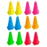 Cone de Marcação Furado Colorido 24cm Pvc - Kit C/ 40 Unidades - 1
