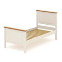 Ver imagem 6 de Quarto Juvenil Funcional Cama Solteiro e Guarda Roupa Ananda Casatema MadeiraOriginals Bege/Off White/Mel