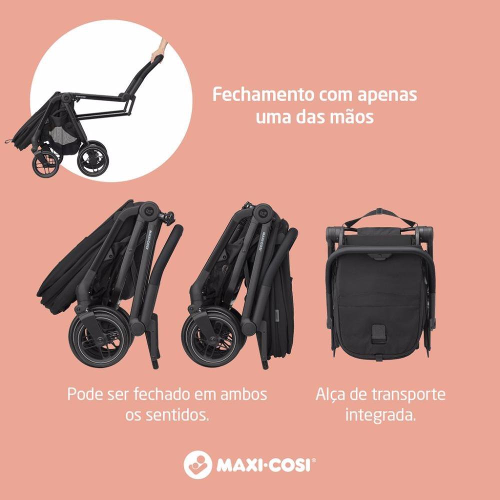 Carrinho de Bebê Leona² Maxi-Cosi Essential Graphite - 4