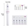 Kit Manicure Profissional Lixadeira Elétrica para Unhas, Aparelho para Lixar, Modelar e Polir Unhas - 7