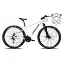 Ver imagem 2 de Bicicleta Nero 6 Mountain Bike Aro 29 Quadro Alumínio 21 Marchas Disco Hidráulico Absolute Branco